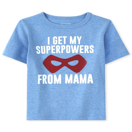 s Baby And Toddler Boys Mama Superpower Graphic Tee - Blue T-Shirt - The Children's Place
s Baby And Toddler Boys Mama Superpower Graphic Tee - Blue T-Shirt - The Children's Place
