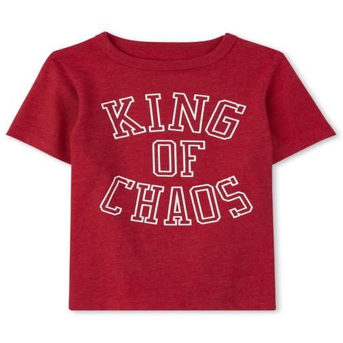 s Baby And Toddler Boys King Of Chaos Graphic Tee - Red T-Shirt - The Children's Place
s Baby And Toddler Boys King Of Chaos Graphic Tee - Red T-Shirt - The Children's Place