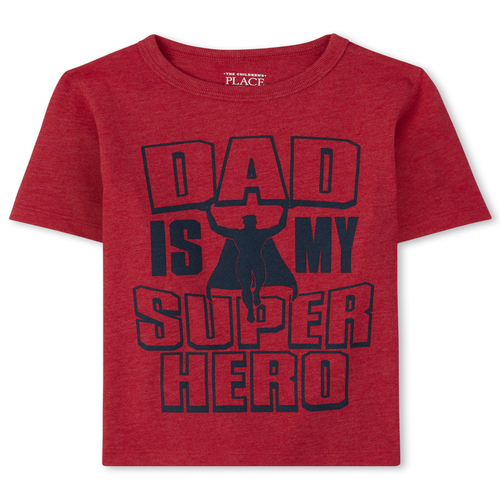 s Baby And Toddler Boys Dad Superhero Graphic Tee - Red T-Shirt - The Children's Place
s Baby And Toddler Boys Dad Superhero Graphic Tee - Red T-Shirt - The Children's Place