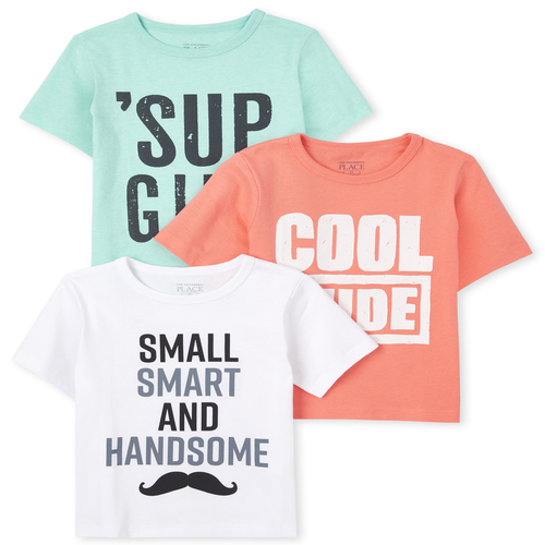s Baby And Toddler Boys Handsome Graphic Tee 3-Pack - Multi T-Shirt - The Children's Place
s Baby And Toddler Boys Handsome Graphic Tee 3-Pack - Multi T-Shirt - The Children's Place