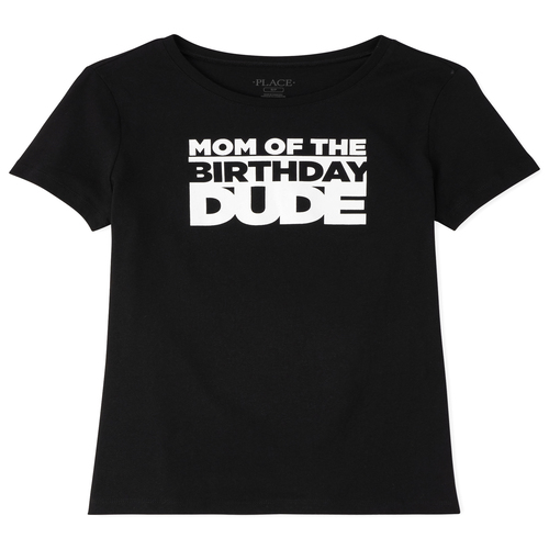Womens Matching Family Birthday Graphic Tee - Black T-Shirt - The Children' Place
Womens Matching Family Birthday Graphic Tee - Black T-Shirt - The Children' Place