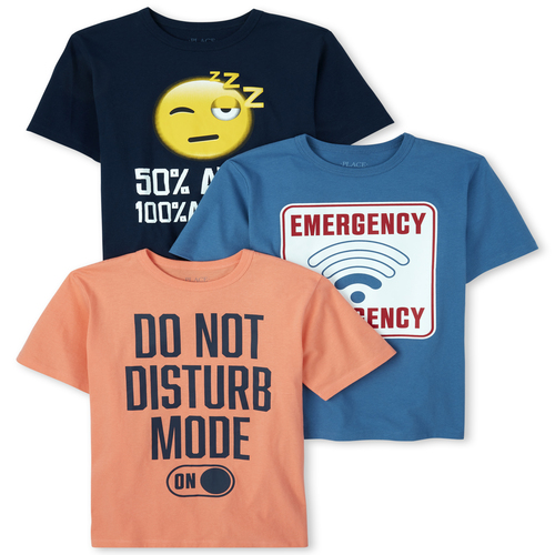 s Boys Do Not Disturb Graphic Tee 3-Pack - Multi T-Shirt - The Children's Place
s Boys Do Not Disturb Graphic Tee 3-Pack - Multi T-Shirt - The Children's Place