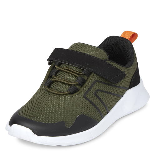 s Toddler Boys Mesh Running Sneakers - Green - The Children's Place