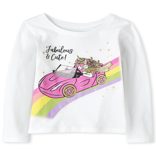 s Baby And Toddler Fabulous Unicorn Graphic Tee - White T-Shirt - The Children's Place
s Baby And Toddler Fabulous Unicorn Graphic Tee - White T-Shirt - The Children's Place