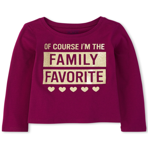 s Baby And Toddler Glitter Family Favorite Graphic Tee - Red T-Shirt - The Children's Place
s Baby And Toddler Glitter Family Favorite Graphic Tee - Red T-Shirt - The Children's Place