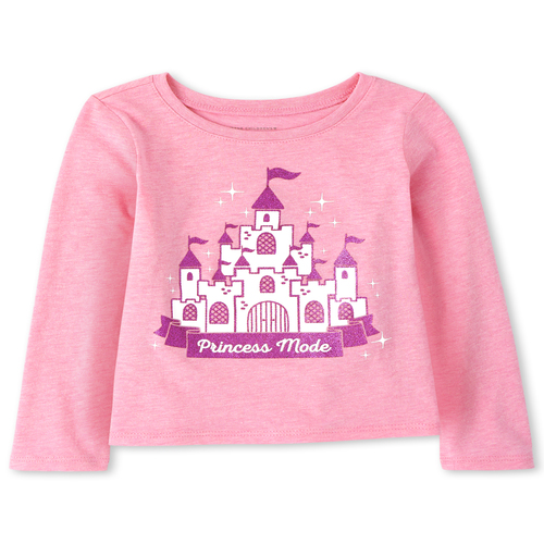 s Baby And Toddler Glitter Castle Graphic Tee - Pink T-Shirt - The Children's Place
s Baby And Toddler Glitter Castle Graphic Tee - Pink T-Shirt - The Children's Place