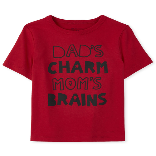 s Baby And Toddler Boys Charm And Brains Graphic Tee - Red T-Shirt - The Children's Place
s Baby And Toddler Boys Charm And Brains Graphic Tee - Red T-Shirt - The Children's Place