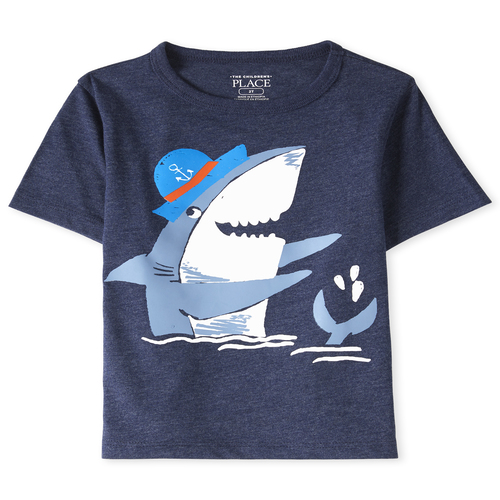 s Baby And Toddler Boys Shark Graphic Tee - Blue T-Shirt - The Children's Place
s Baby And Toddler Boys Shark Graphic Tee - Blue T-Shirt - The Children's Place
