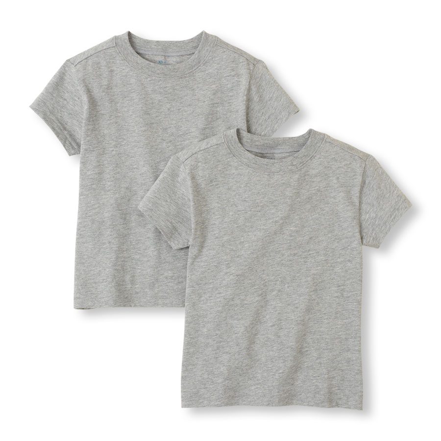 Boys Short Sleeve Solid Crew Neck Undershirt 2Pack The Children's Place