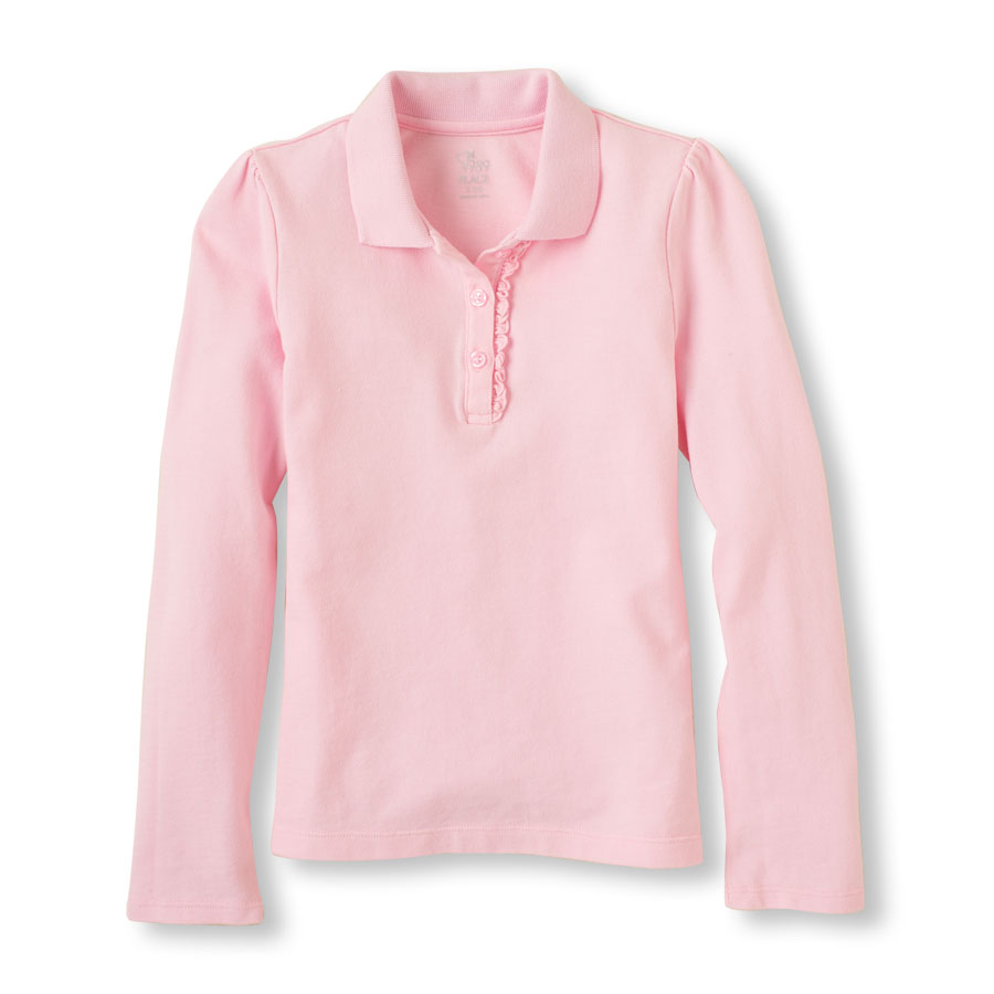 Reviews Uniform Ruffle Polo
