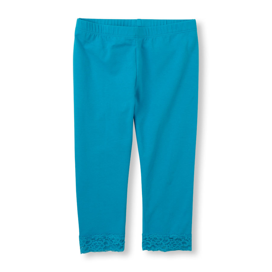 Best Lace Trim Leggings - Capri Length