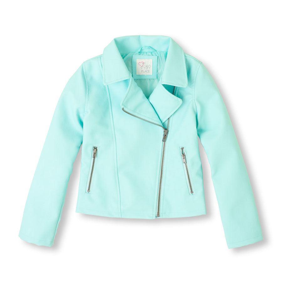Faux Leather Moto Jacket The Children S Place Faux Leather Moto Jacket