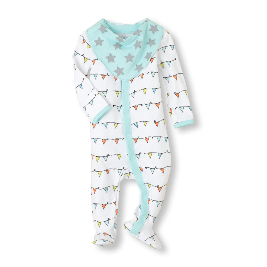 Promos Coverall And Drool Bib Set