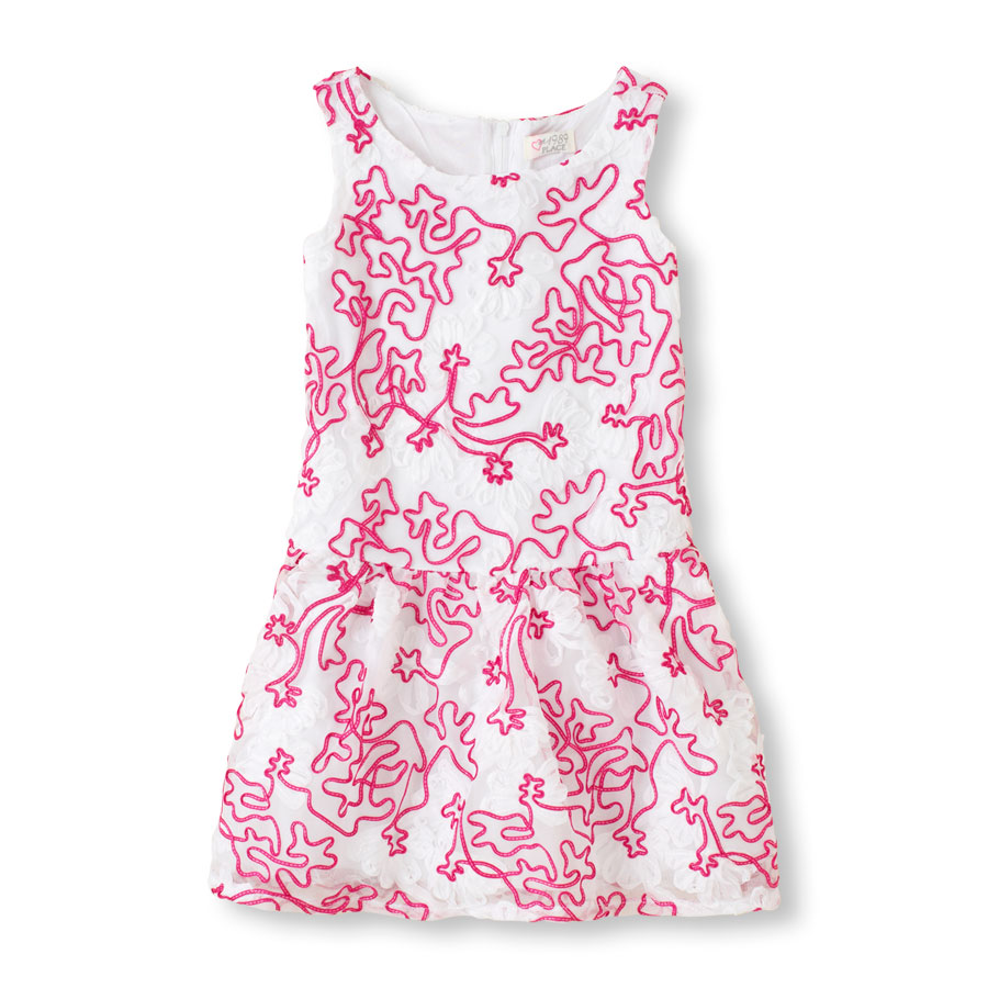 Compare 3D Floral Dress