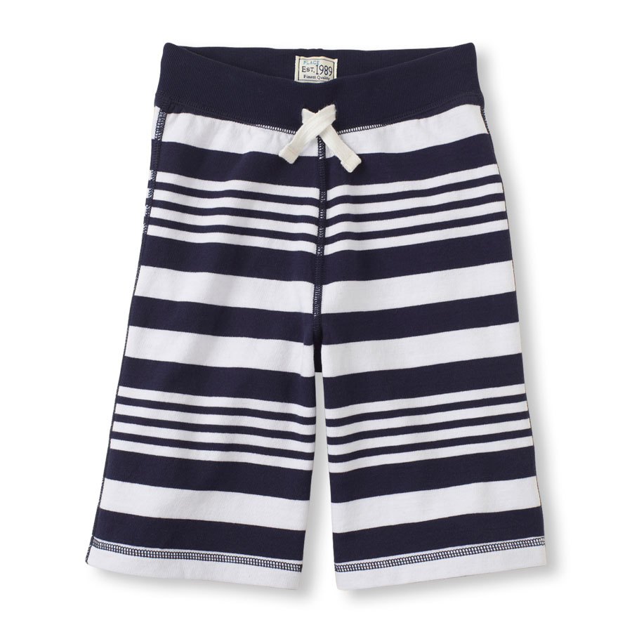 Compare Striped Knit Shorts
