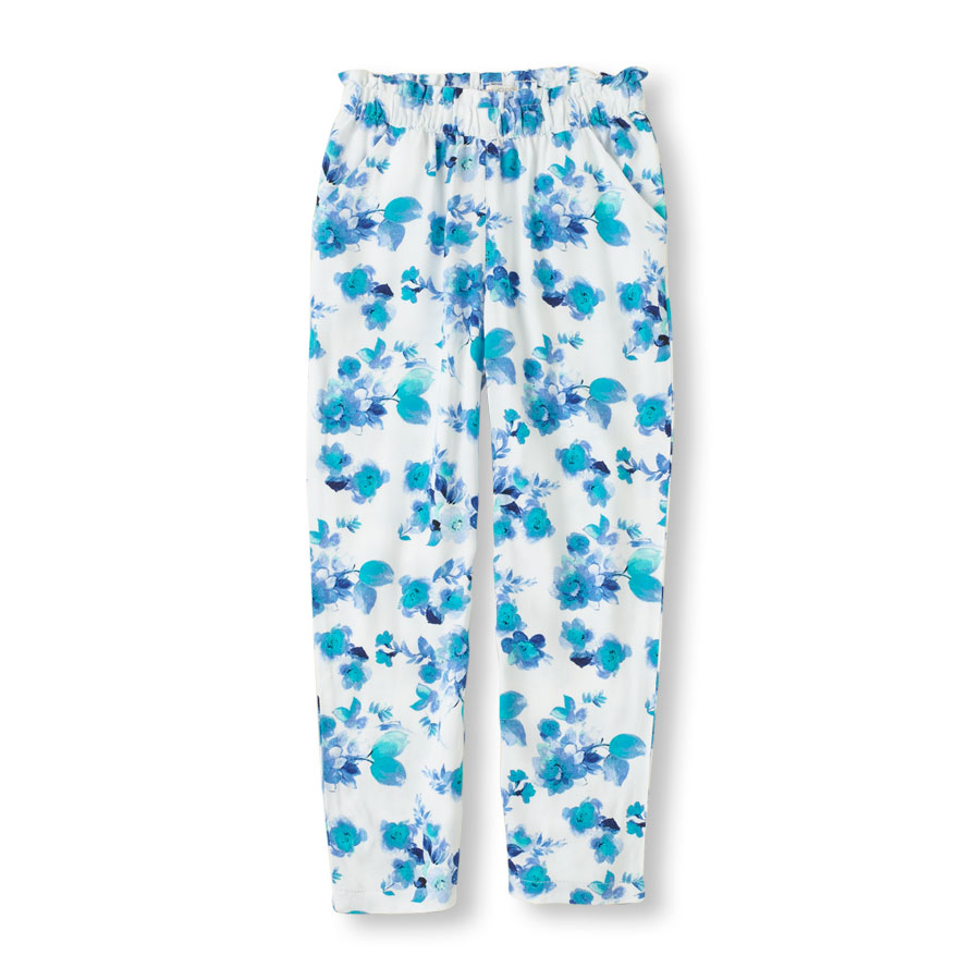 Best Floral Paperbag Waist Pants