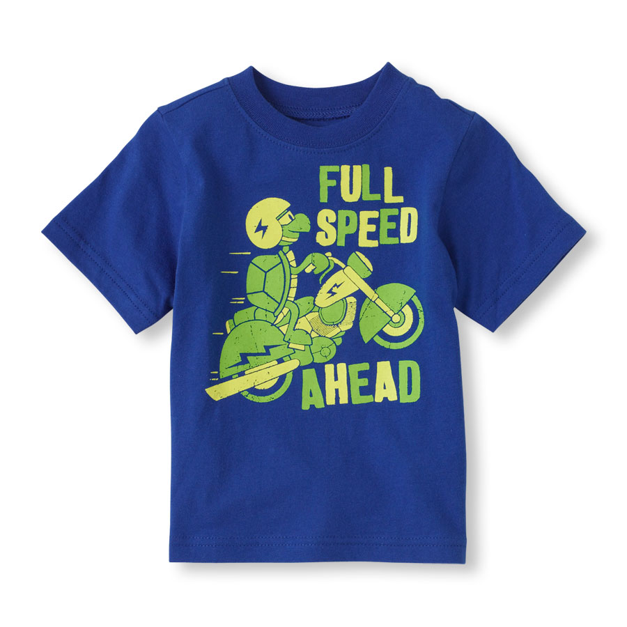 Top Speedy Turtle Graphic Tee