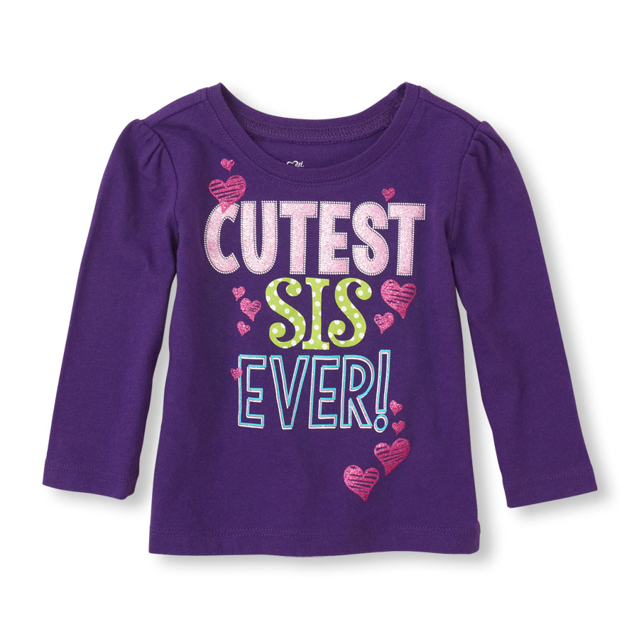 Discounts Cutest Sis Graphic Tee