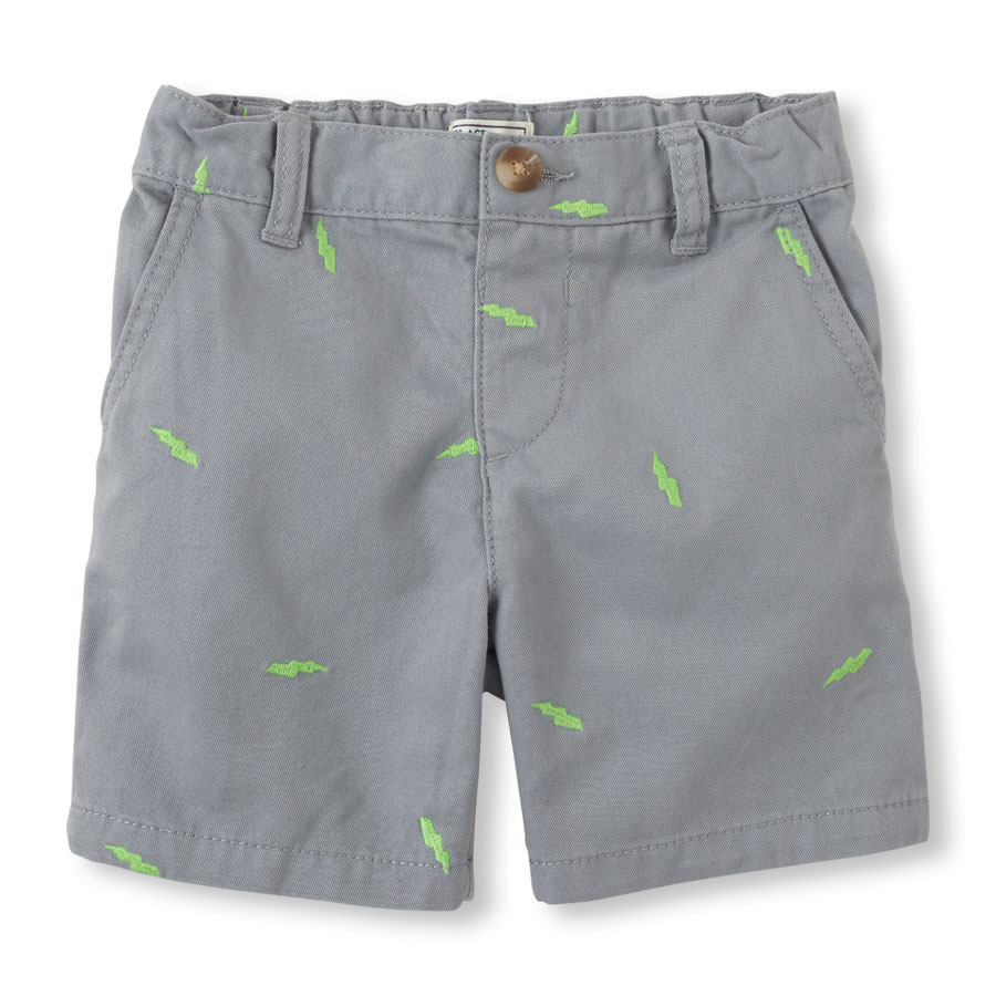 Coupons Embroidered Chino Shorts