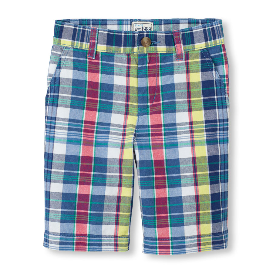 Reviews Plaid Chino Shorts