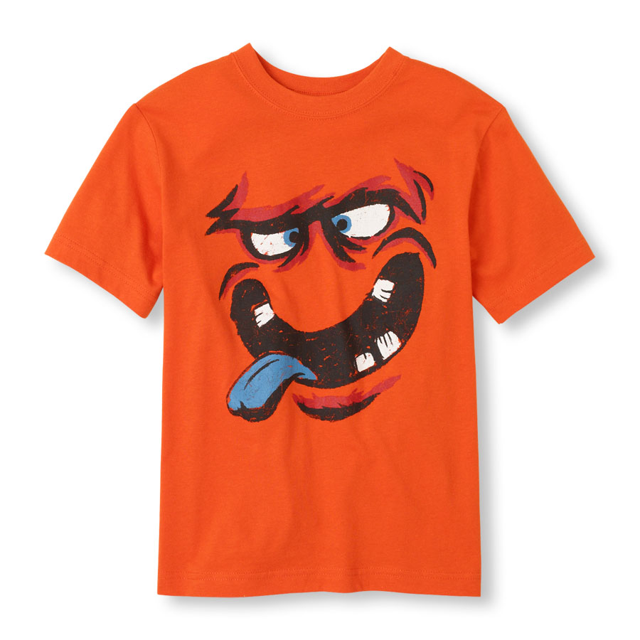 Discounts Scribbled Silly Face Graphic Tee