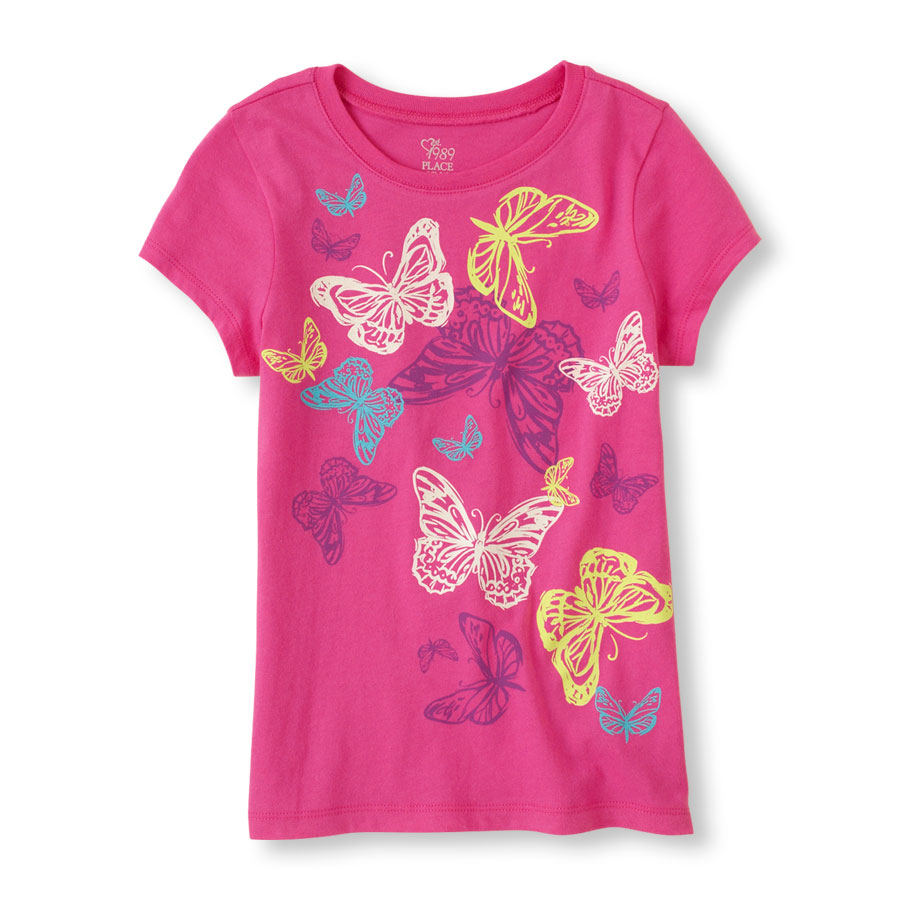 Reviews Sketched Butterfly Graphic Tee