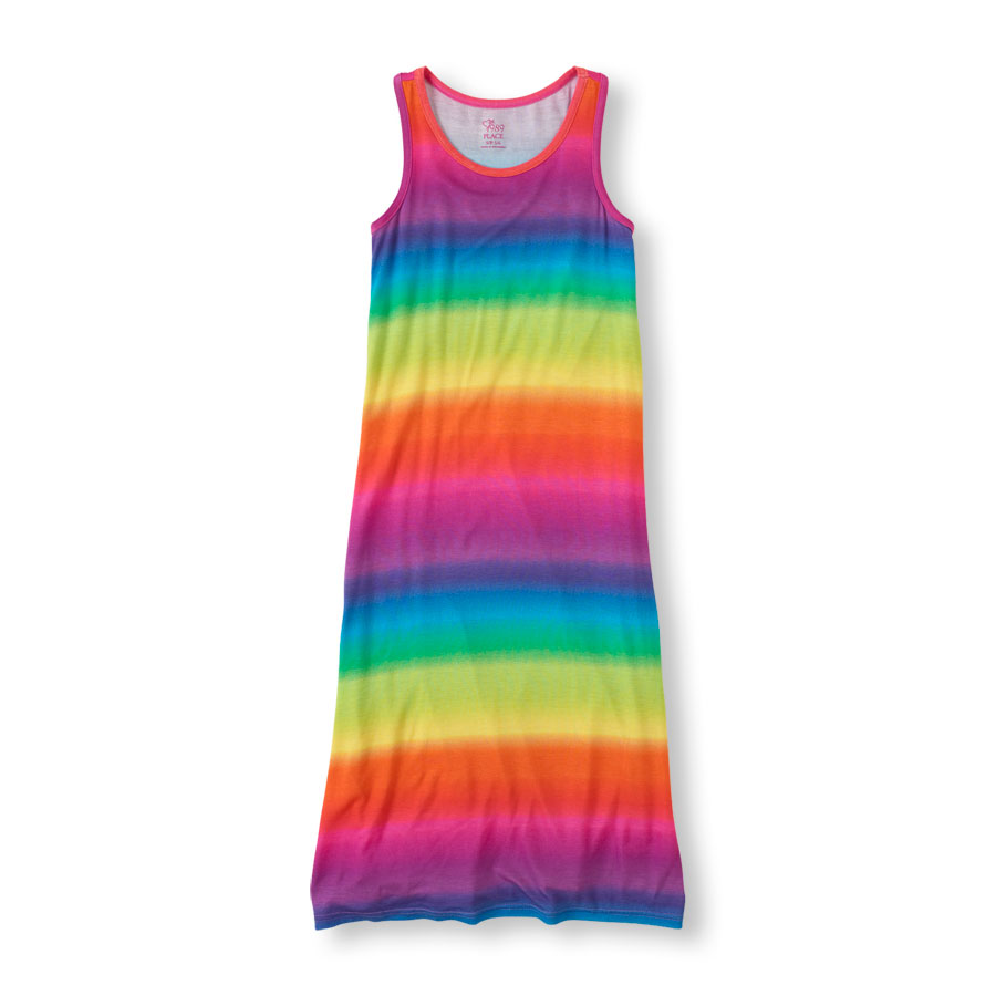 rainbow maxi dress the children s place ca rainbow maxi dress the children s place ca