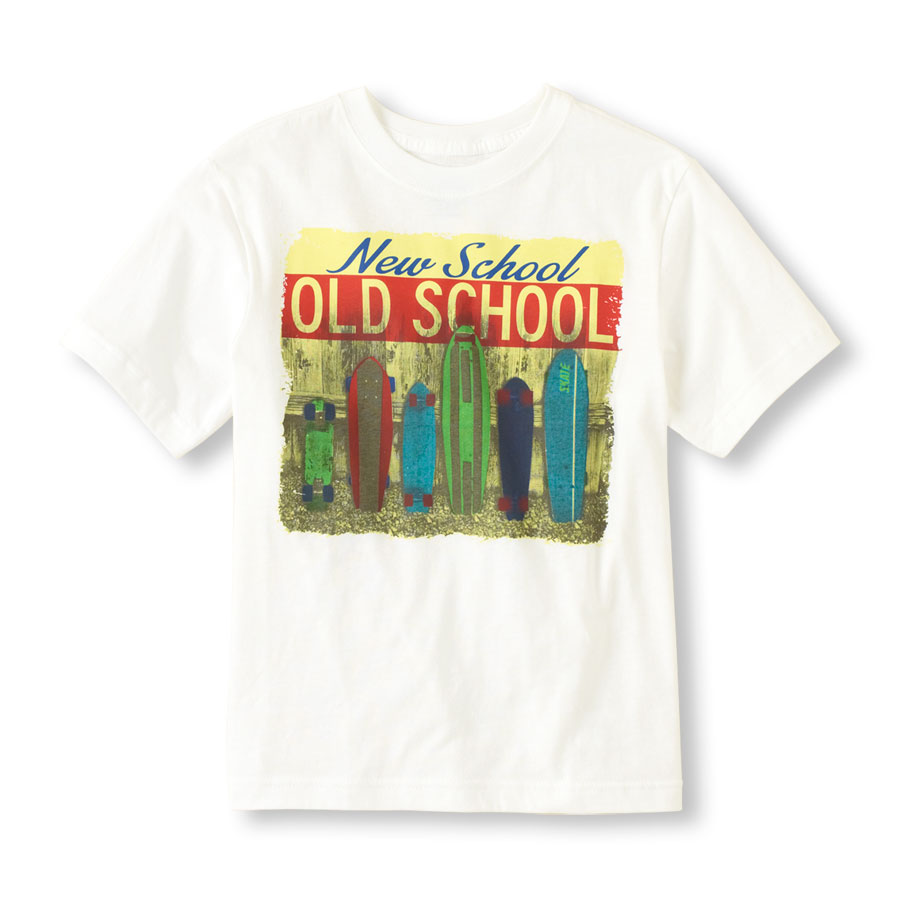 Best Old And New School Graphic Tee