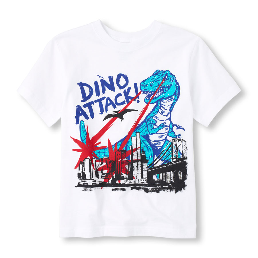 Cheap Dino Attack Graphic Tee