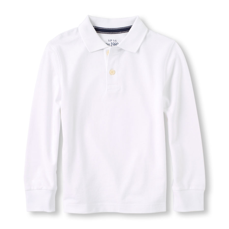Discounts Long-Sleeved Uniform Polo