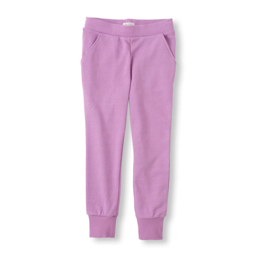 Top Sparkle Knit Jogger Pants