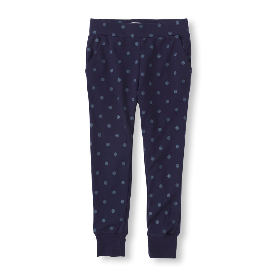 Coupons Glitter Star Print Knit Jogger Pants