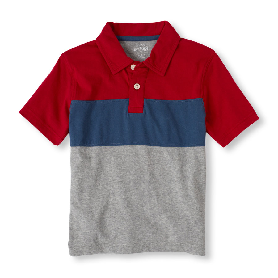Top Short Sleeve Colorblock Polo