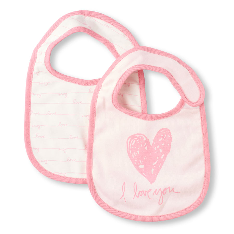 Discounts I Love You Bib 2-Pack
