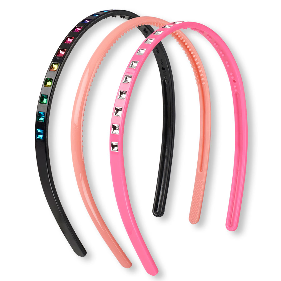 Coupons Faux Gem Headband 3-Pack