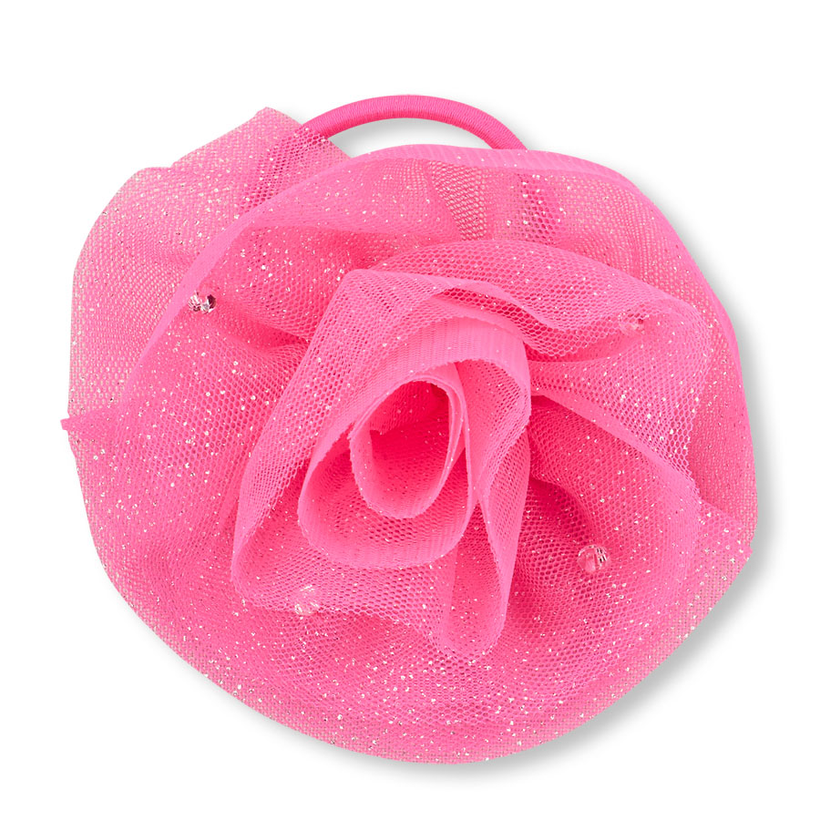 Reviews Glitter Flower Pony Holder
