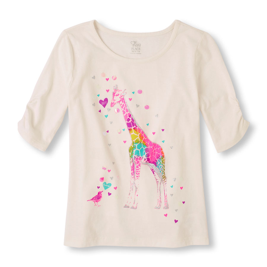 Promos Elbow Sleeve Animal Shirt