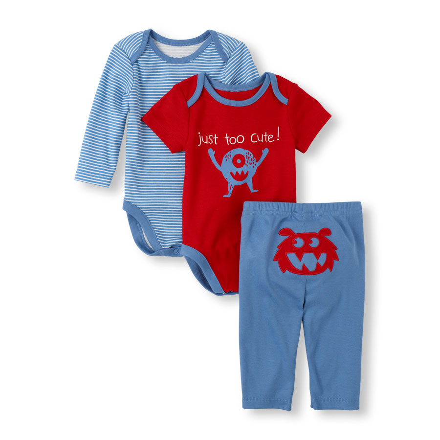 Best Too Cute Monster 3-Piece Set