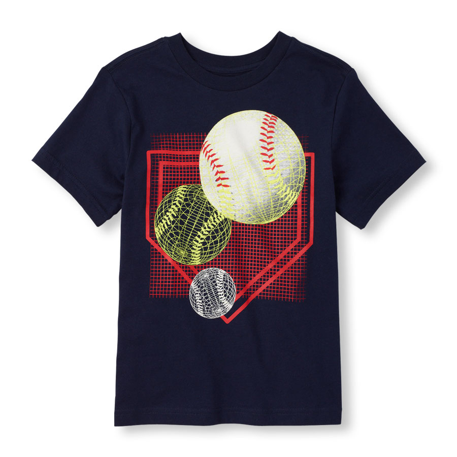 Top Baseball Diamond Graphic Tee