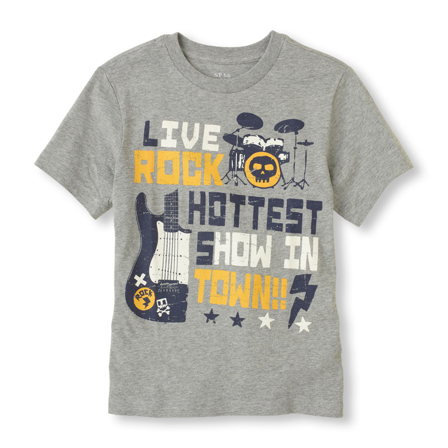 Reviews Short Sleeve Live Rock Hottest Show In Town Graphic Tee
