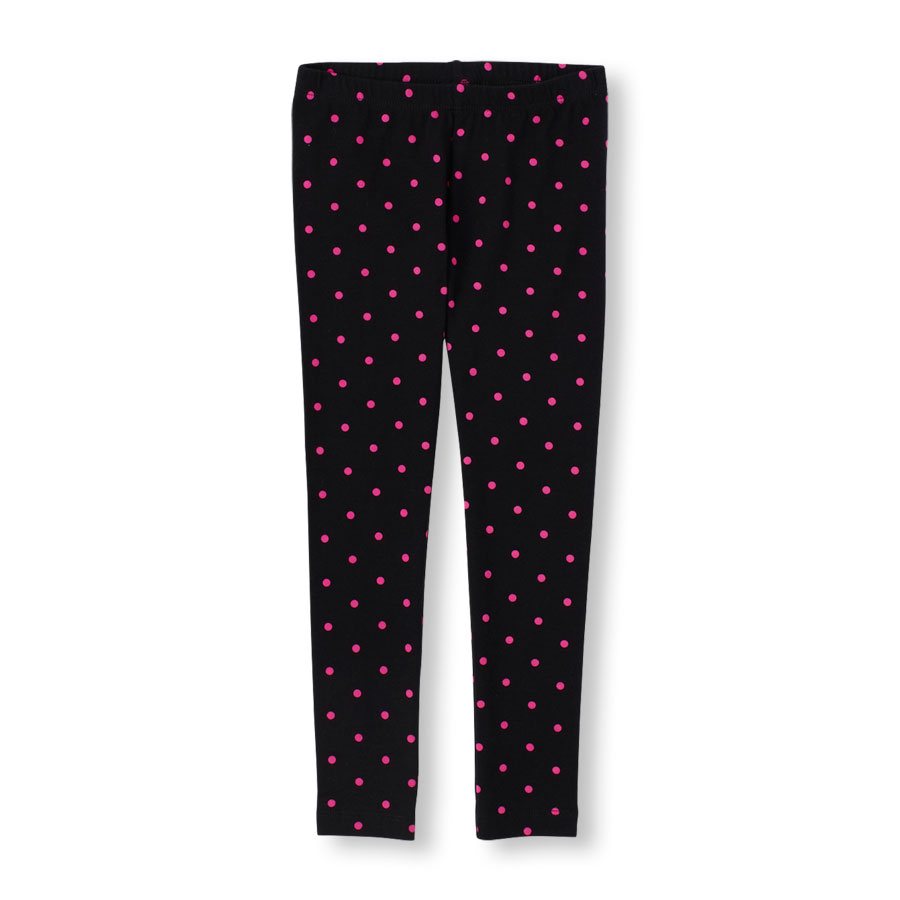 Reviews Neon Dot Print Leggings - Full Length