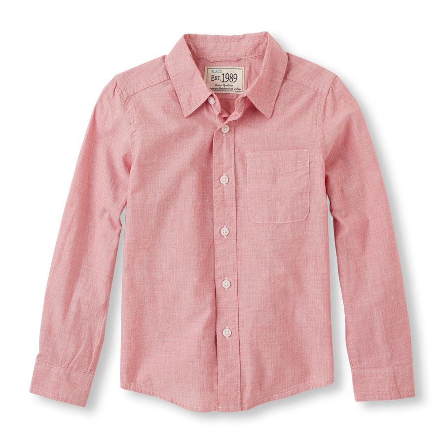 Coupons Long Sleeve Striped Button-Down Shirt
