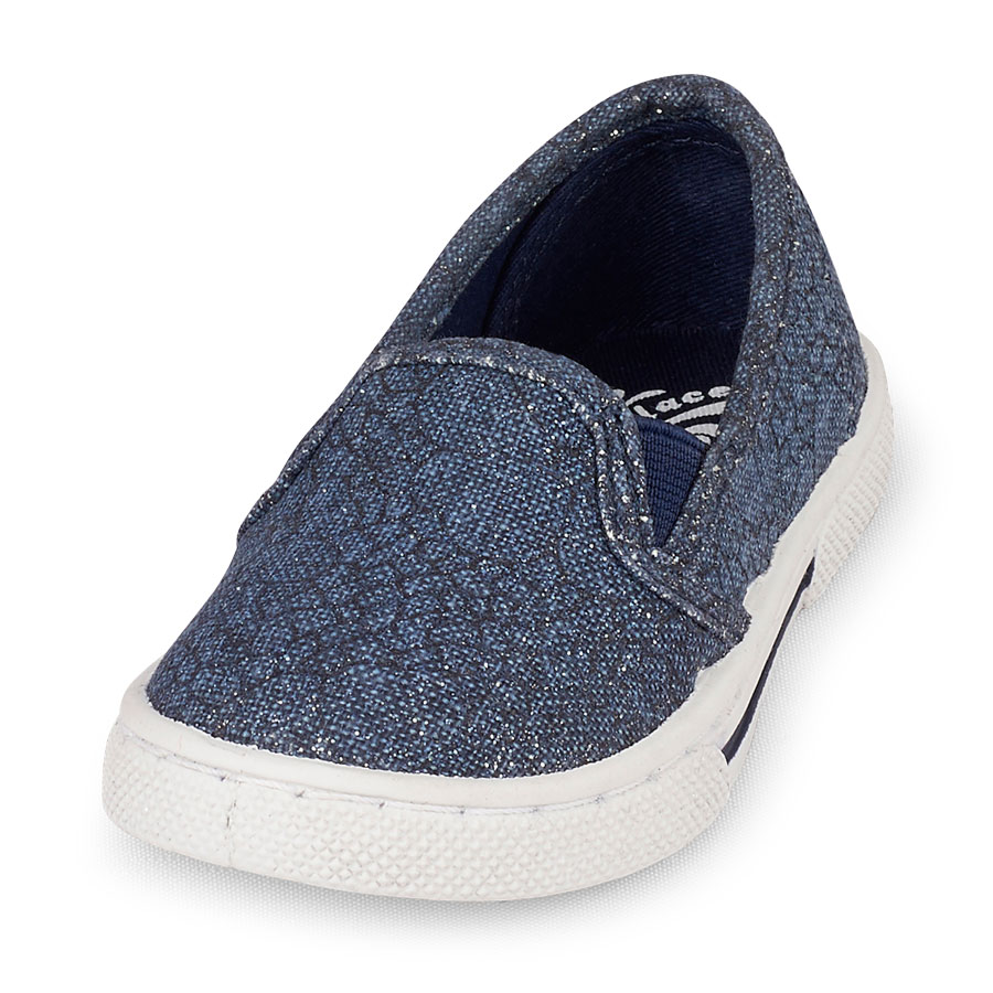 slip on denim sneakers