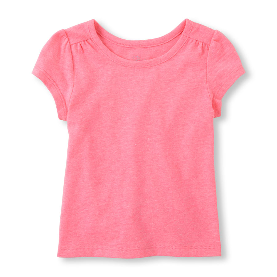 Reviews Toddler Girls Basic Neon Tee