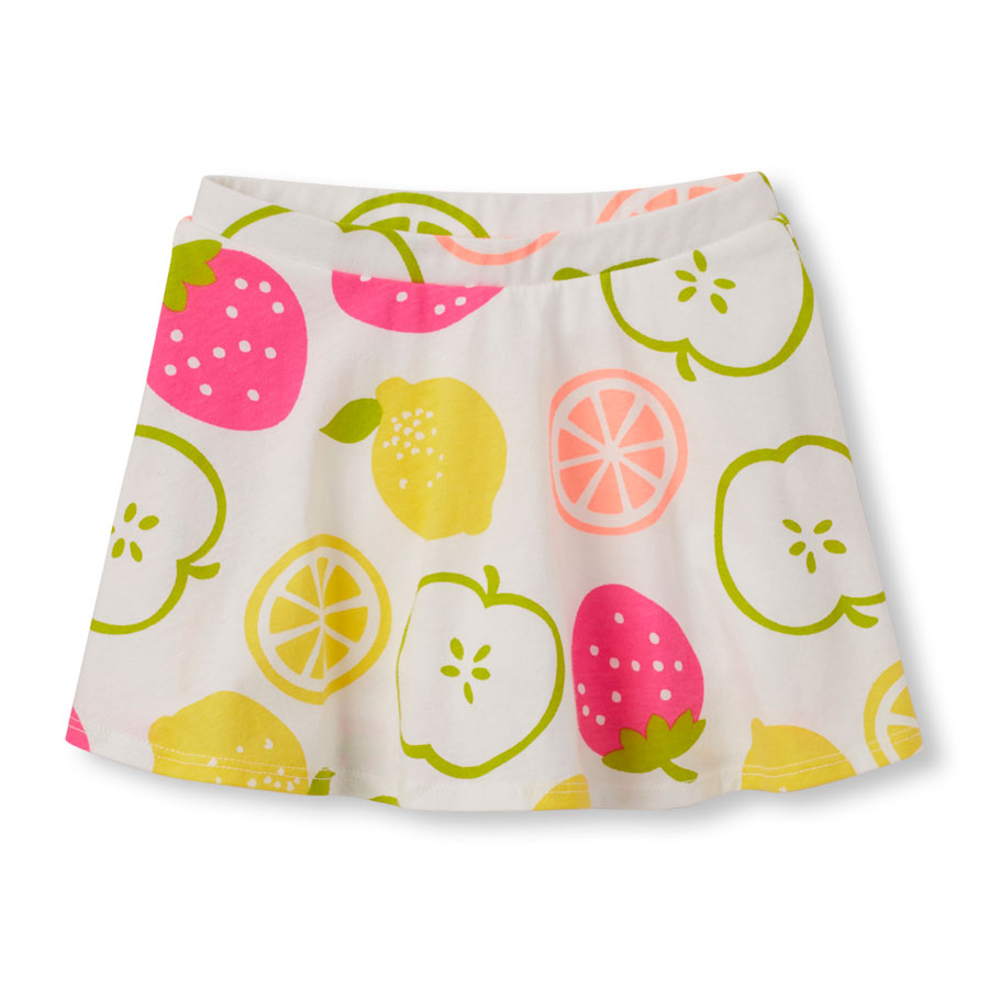 Coupons Toddler Girls Fruit Print Skort