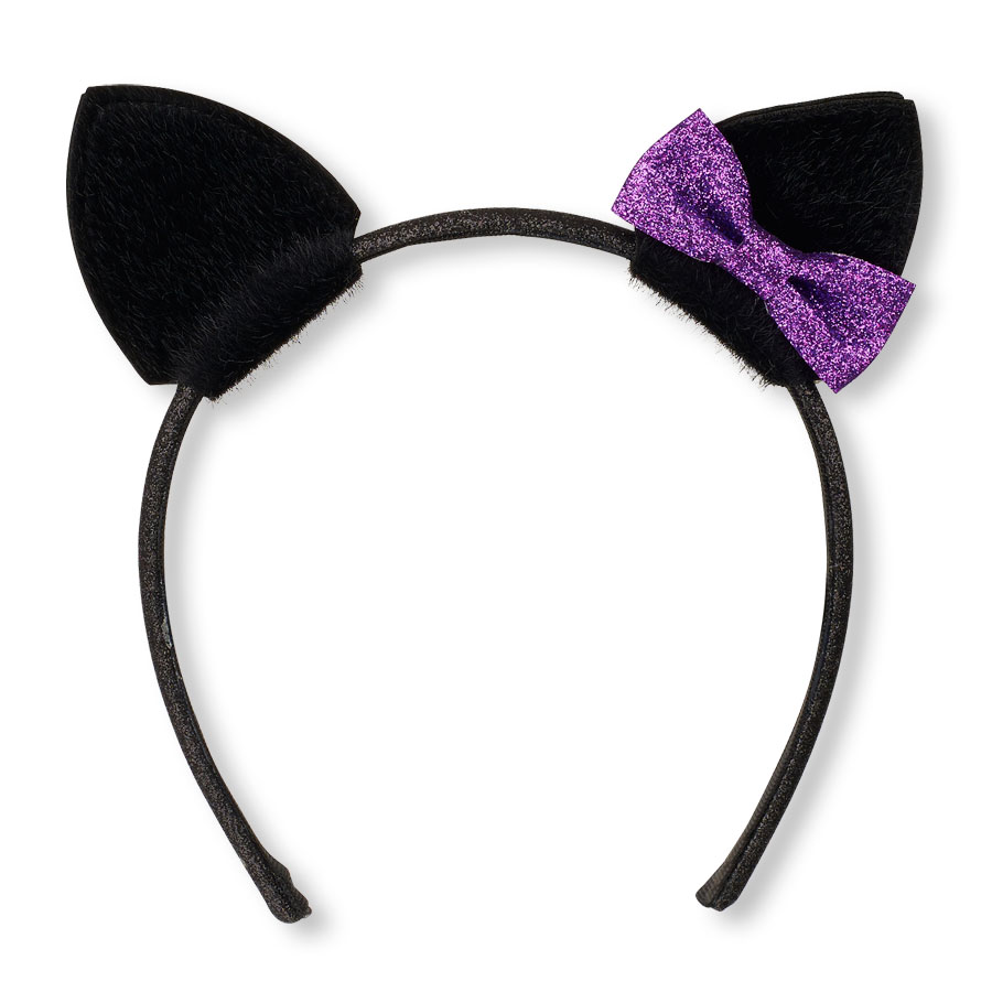 Shop by category Headband with ears, bow tie and cat tail AWAYTR 3PC - Crystal Cat Ears Hair Hoop Headband for Women Girls Cats Ears Hairband Headwear Hair Accessories (Floral) by AWAYTR.