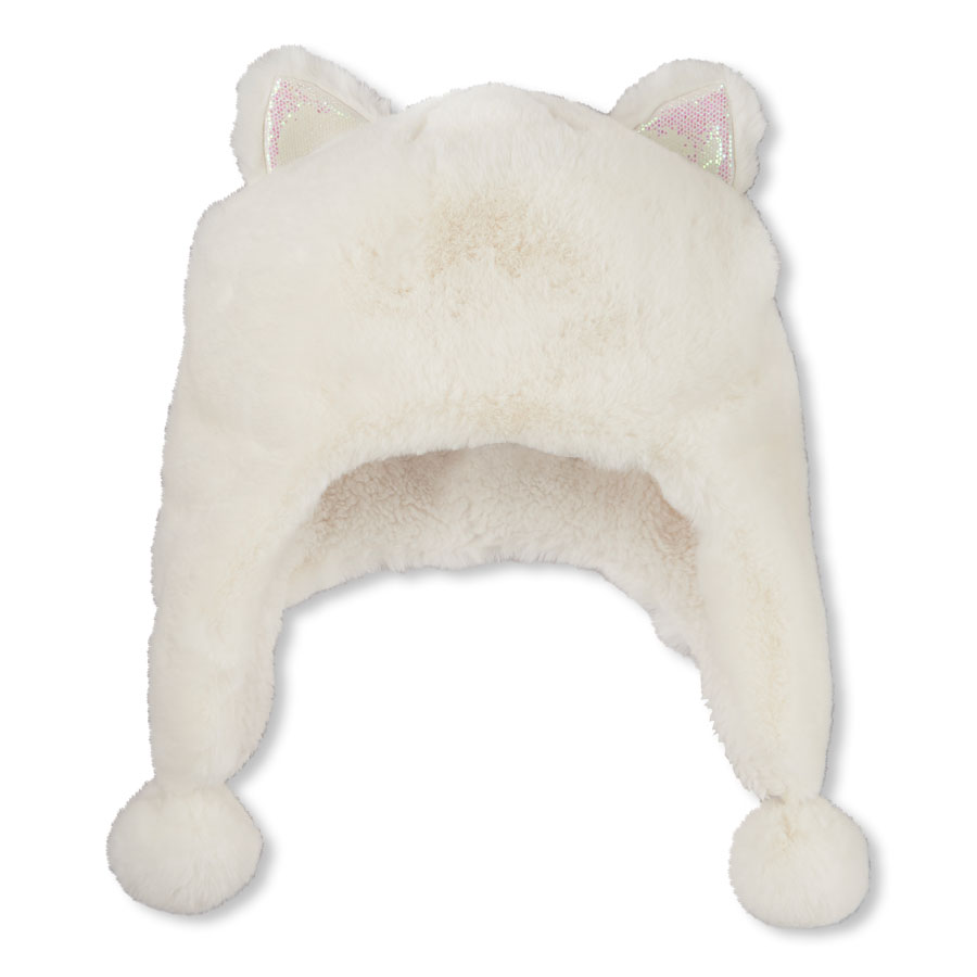 Discounts Girls Faux Fur Cat Ears Hat