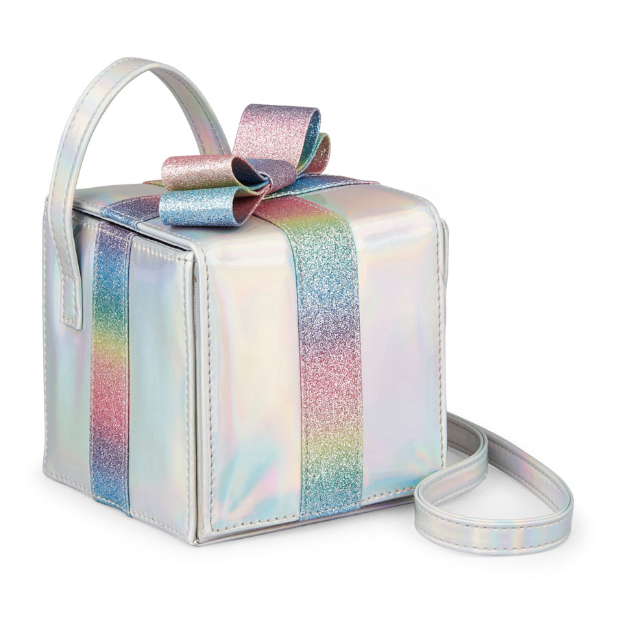 Promos Girls Iridescent Gift Box Bag