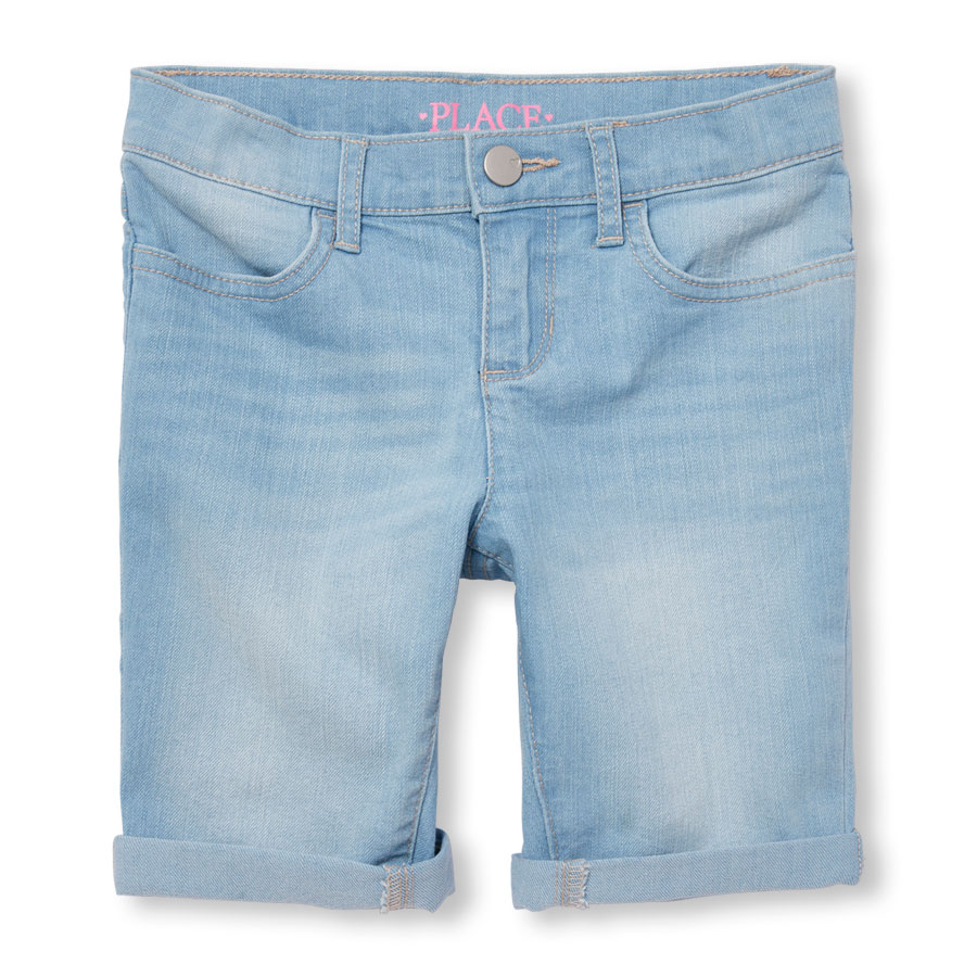 Girls Light Denim Skimmer Shorts The Children's Place