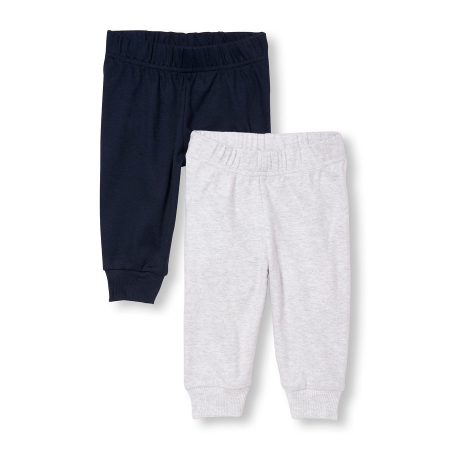 Best Baby Boys Solid Pants 2-Pack
